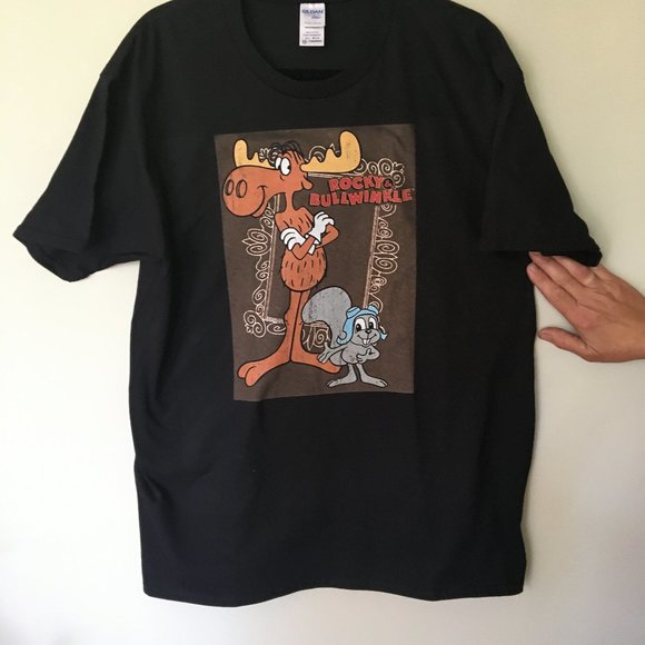 Rocky & Bullwinkle T-shirt, cartoon, 1959 -1964 - Picture 2 of 2